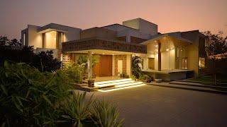 Private villa Architecture & interior with beautiful Landscape | Designed by AMLD (Alpa Mistry)