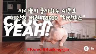 아이들이 좋아하는 AI동요 TOP10  치킨댄스