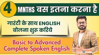 Fluent English in 4 Months | The Ultimate Roadmap | English speaking Practice