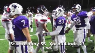 CIF Southern California Regional Football: St. Anthony vs. Yorba Linda