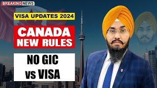 CANADA NEW RULES DOCUMENTS NO GIC & NO FULL FEE | STUDY VISA UPDATES 2024 | USA CANADA UK