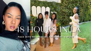 48 HRS IN LA!  PACK W/ ME, MEETING TIA MOWRY & MORE!