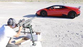 20MM THROUGH A LAMBORGHINI HURACAN? not a clickbait