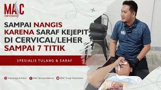 7 TITIK TERKENA SARAF KEJEPIT DI BAGIAN LEHER | SAMPAI NANGIS !!!