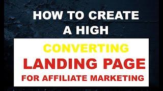 How To Make A Landing Page For Affiliate Marketing | Builderall Review