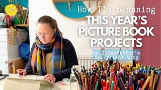 PLANNING THIS YEAR'S PICTURE BOOKS  - Getting Planning - An Illustrator’s Daily-ish Vlog 369