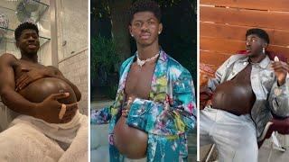 Lil Nas X Goes Into LABOR on TikTok