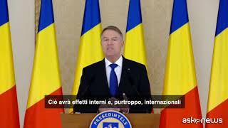 Il presidente della Romania si dimette: «Mai violata la Costituzione»