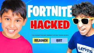 So my little brother hacked Ravi's fortnite account 