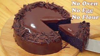 No Oven Chocolate Cake [Only 3 Ingredients]