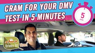 Drivers License Test • DMV Test in 5 Minutes. Fastest Free Guide for Passing the CA DMV Drive Test