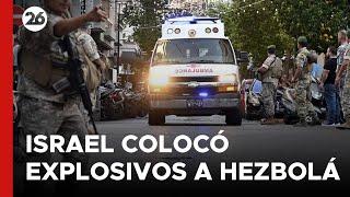 ¿ISRAEL colocó EXPLOSIVOS en los DISPOSITIVOS DE HEZBOLÁ? | #26Global