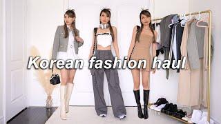 LEWKIN TRY ON HAUL | trendy KOREAN FASHION, y2k, acubi, k-pop styles