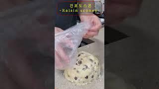 [ 방구석 베이커리 ]집에서 만드는 카페빵~건포도스콘(Raisin scones) #bakery #베이커리 #scones #스콘