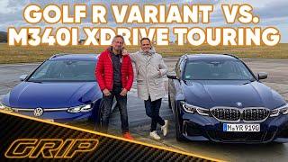 Duell kompakter Power-Kombis: VW Golf R Variant vs. BMW M340i xDrive Touring | GRIP