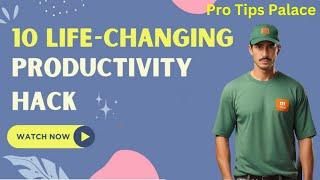 boost productivity and focus - stop procrastination #ProTipsPalace