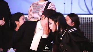 [fancam] 170924 BLACKPINK JISOO, BTS V, GOT7 JINYOUNG - MC + Backstage (1)