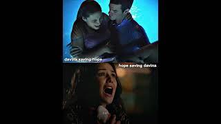 This parallel ️#hopemikealson #legacies #tvdu #originals #davina