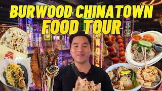 BURWOOD CHINATOWN FOOD TOUR!!! TEN DIFFERENT SPOTS TO TRY Sydney Australia vlog Chinese street food