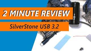 USB 3.2 Gen2x2 Type-C for all? SilverStone ECU06, ECU07, MS12 Review