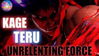 Teru  (Kage) unrelenting force  *Street Fighter V Champion Edition*   SFV CE