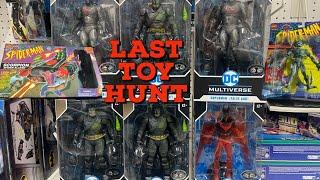 Last Toy Hunt of 2024: Tons of Mcfarlane DC Multiverse Chases found/ Vintage Spider-man Toys finds