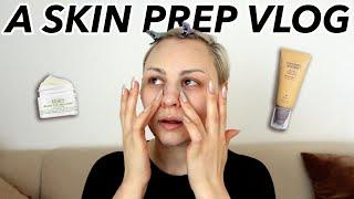 Skin prep when I want it to look fuego | A vlog type thing