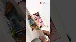 Look what's inside our sketchbook ️ #shorts #shortsfeed #ytshorts #painting #drawing