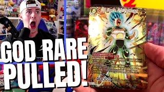 I PULLED THE GOD RARE FROM DRAGON BALL SUPER REALM OF THE GODS!