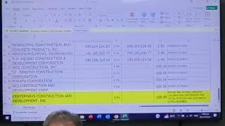 Procurement Livestream for DPWH Regional Office V on March 10, 2025 (Opening of Bids)