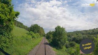 Führerstandsmitfahrt von Crailsheim nach Wertheim mit bwegt