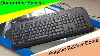 Reviewing my old grody rubber dome keyboard: Acer SK9625