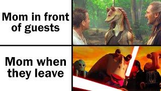 Star Wars Memes Jar-Jar Sent Me