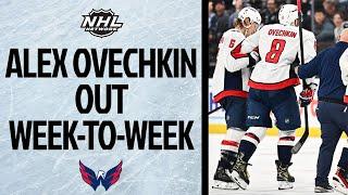 Alex Ovechkin injured after scoring two goals vs. Utah Hockey Club