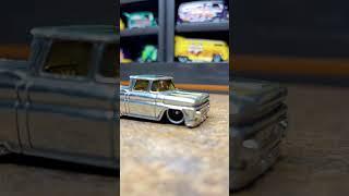 Chevy custom 62 #espejo #mirror #truck #hotwheels #youtubeshorts #mattel #mexico #usa #164custom