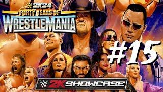 WWE 2K24 - 40 YEARS OF WRESTLEMANIA 2K SHOWCASE #15 (PS5) PT-BR (Brock Lesnar vs Roman Reigns)