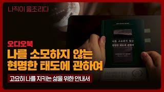 나를 소모하지 않는 현명한 태도에 관하여｜오디오북｜책읽어주는남자｜책 추천｜잠들기 전｜수면유도｜자기계발