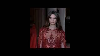 Goddess dress in red zuhair murad haute couture paris fashion show