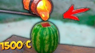 EXPERIMENT: REAL LAVA vs WATERMELON