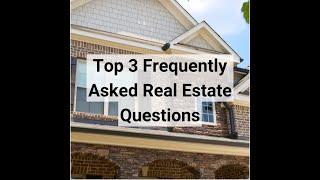 Real Estate Questions