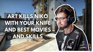 ART CSGO | ART VS NIKO!! Art AGGRESSIONS and MOVIES, The best of FURIA player.