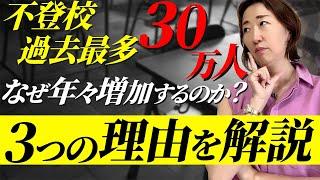 【 不登校 】 現代の 日本の教育 に迫る！実は今の子どもに〇〇だった！ ［ 不登校 ひきこもり 摂食障がい ］