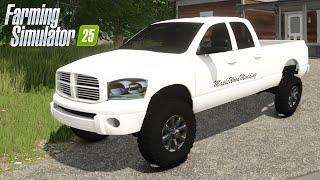 FS25 - 2007 Ram 3500 - NEW CAR MOD for Farming Simulator 2025 ROLEPLAY | FS25 GAMEPLAY