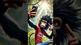 Jungle Ka Jiju #cartoon #monkey #shorts
