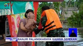 TNI Evakuasi Ibu-Balita Korban Banjir di Palangkaraya #BIS 18/11