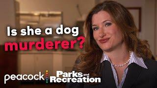 Jennifer Barkley being wickedly chaotic for 8 minutes (ft. Kathryn Hahn) | Parks & Recreation