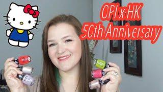 OPI x Hello Kitty 50th Anniversary | Live Application Review