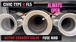 ACTIVE EXHAUST VALVE - FUSE MOD // FL5 CIVIC TYPE R