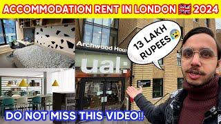 My 13 Lakh Indian Rupees Student Hostel in London, UK  | How to book your accommodation JAN 2024?