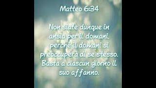 NON SIATE IN ANSIA... Matteo 6: 25/ 34. Pastore: Giuseppe Di Iorio nr. 28/ 8